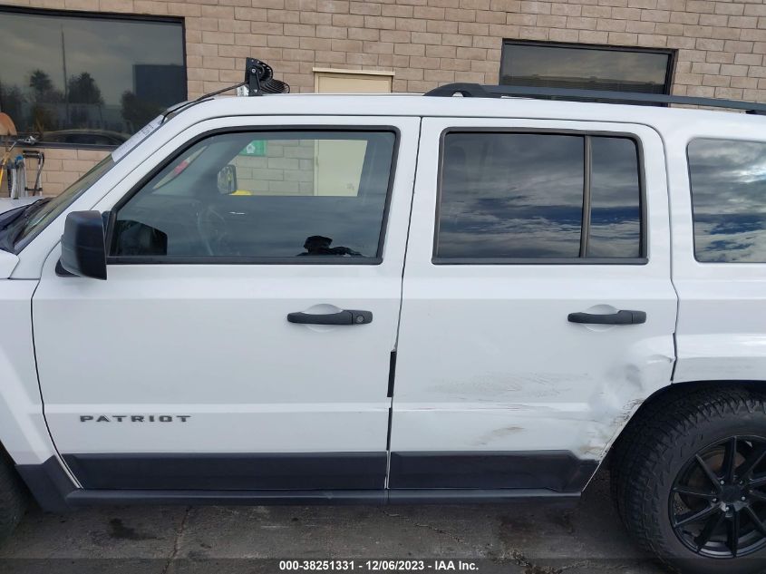 2015 JEEP PATRIOT SPORT - 1C4NJPBB1FD341287