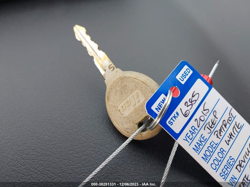 2015 JEEP PATRIOT SPORT - 1C4NJPBB1FD341287
