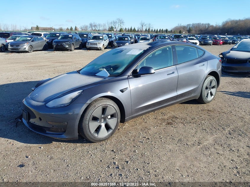 2022 TESLA MODEL 3 U   U(VIN: 5YJ3E1EB8NF113430