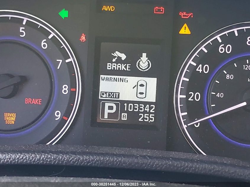 2013 INFINITI G37X - JN1CV6EL6DM950322