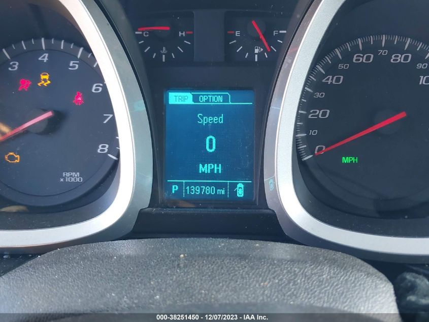 2013 CHEVROLET EQUINOX LT - 2GNALDEK9D1120894