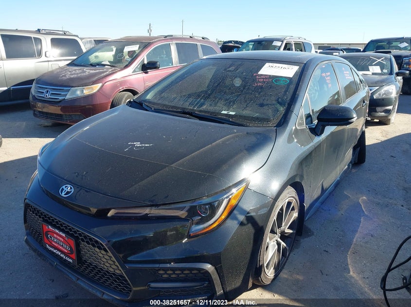 VIN JTDP4MCE0MJ054755 2021 TOYOTA COROLLA SE