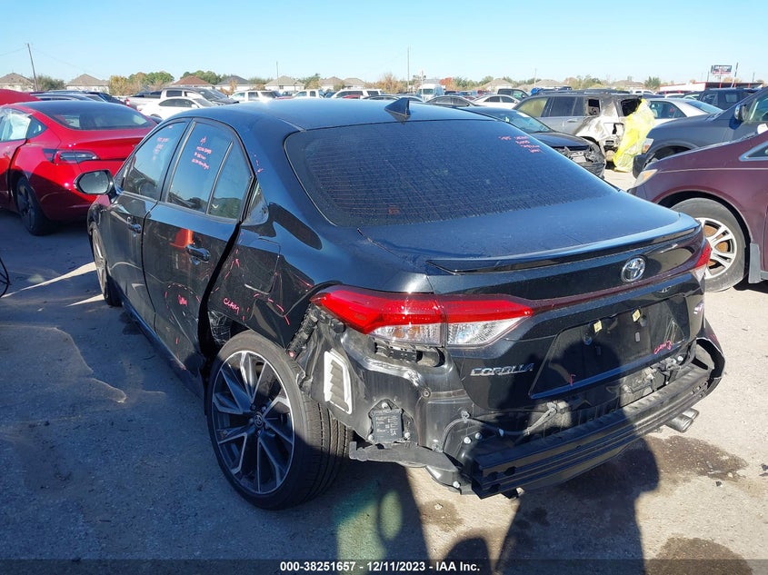 VIN JTDP4MCE0MJ054755 2021 TOYOTA COROLLA SE