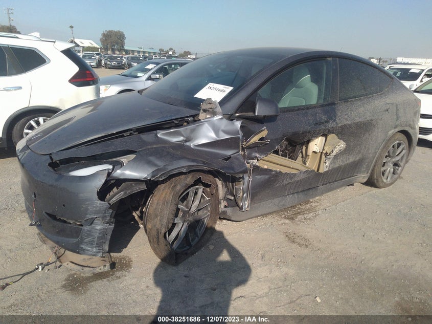 VIN 5YJYGDEE7MF089972 2021 TESLA MODEL Y