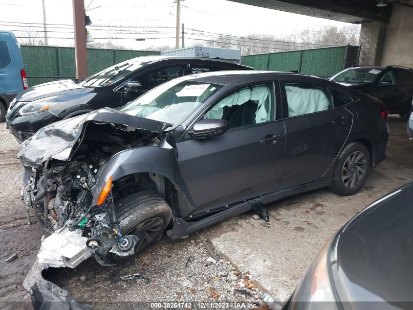 2018 HONDA CIVIC EX - 2HGFC2F70JH605118