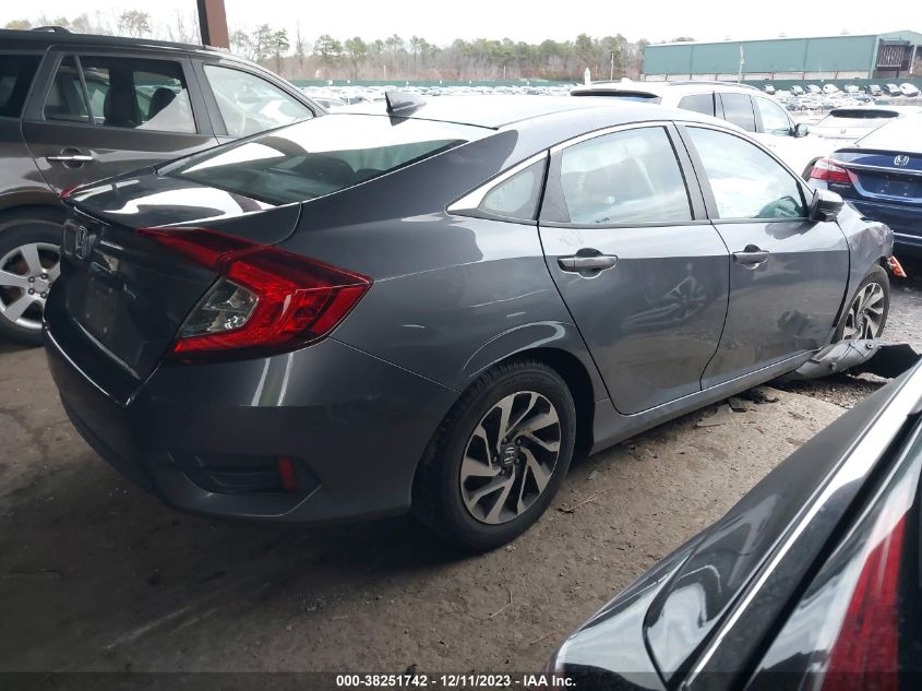 2018 HONDA CIVIC EX - 2HGFC2F70JH605118