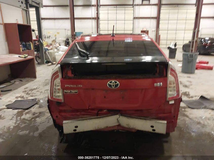2013 TOYOTA PRIUS ONE/TWO/THREE/FOUR/FIVE - JTDKN3DU6D5649478