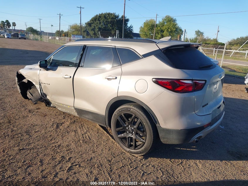 VIN 3GNKBDR49MS538508 2021 CHEVROLET BLAZER 3LT