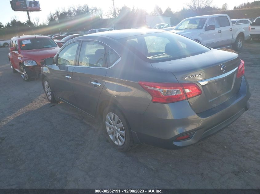 2016 NISSAN SENTRA S - 3N1AB7AP7GY332135