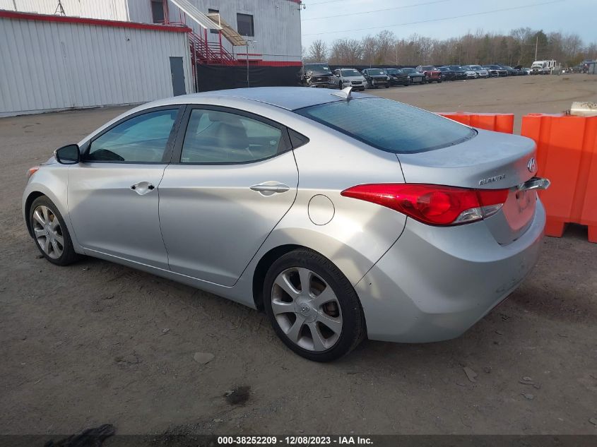 2013 HYUNDAI ELANTRA LIMITED (ULSAN PLANT) - KMHDH4AE0DU525050