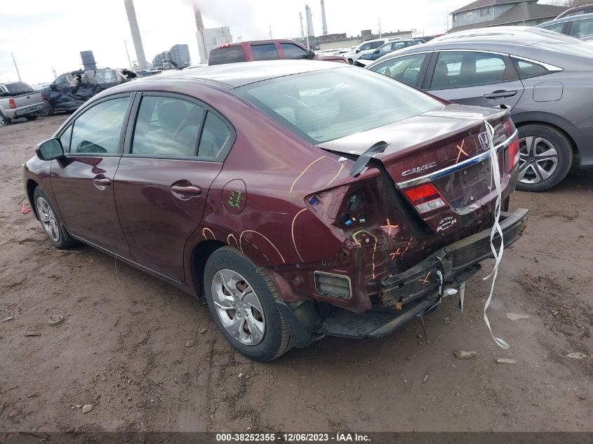 2015 HONDA CIVIC LX - 19XFB2F55FE030212