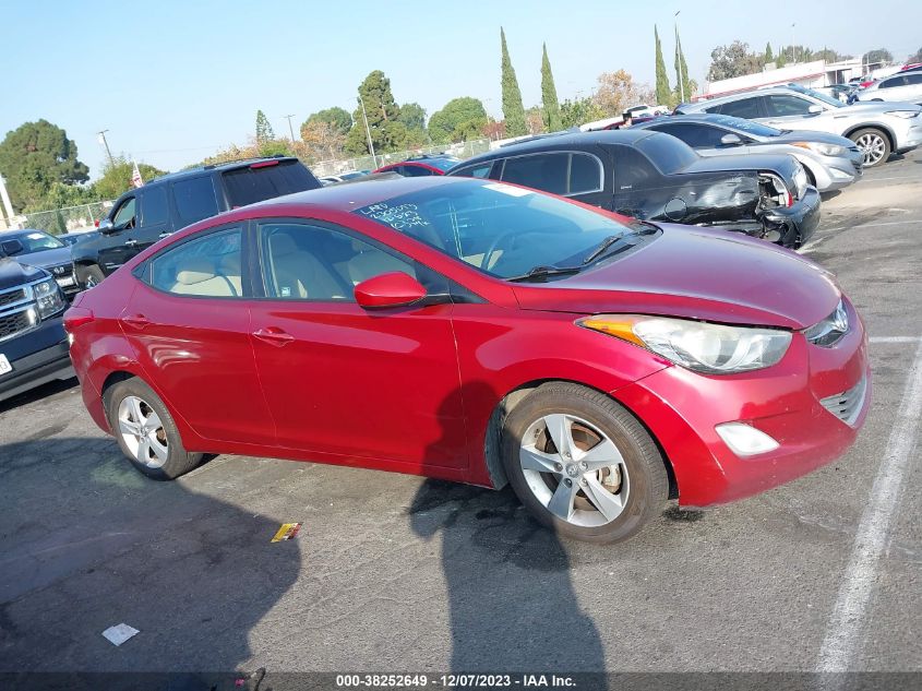 2013 HYUNDAI ELANTRA GLS/LIMITED - 5NPDH4AE4DH295852