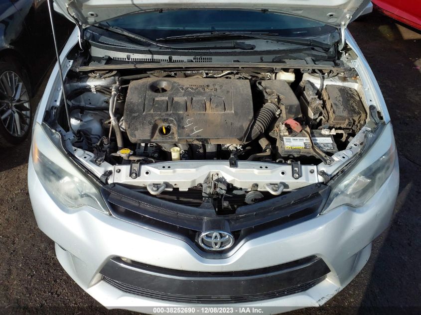 2016 TOYOTA COROLLA LE - 5YFBURHE4GP526486