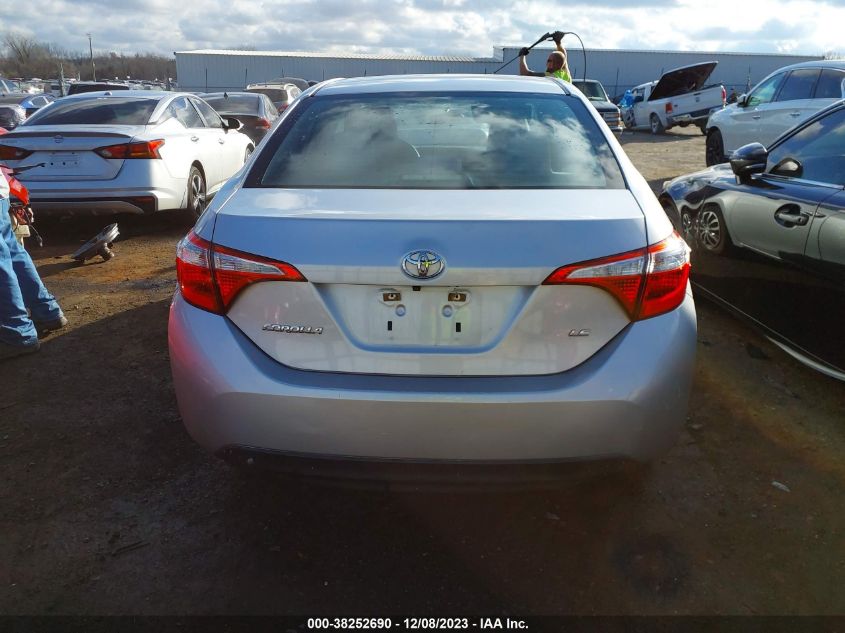 2016 TOYOTA COROLLA LE - 5YFBURHE4GP526486