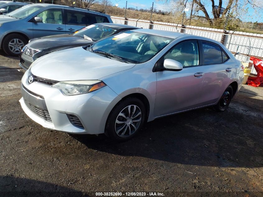 2016 TOYOTA COROLLA LE - 5YFBURHE4GP526486