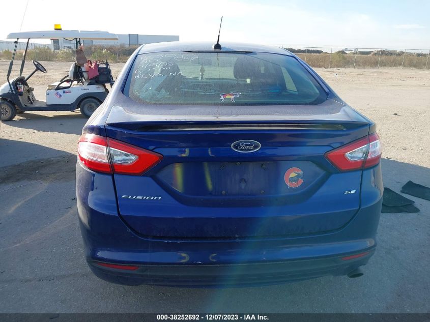 2016 FORD FUSION SE - 3FA6P0H73GR210812