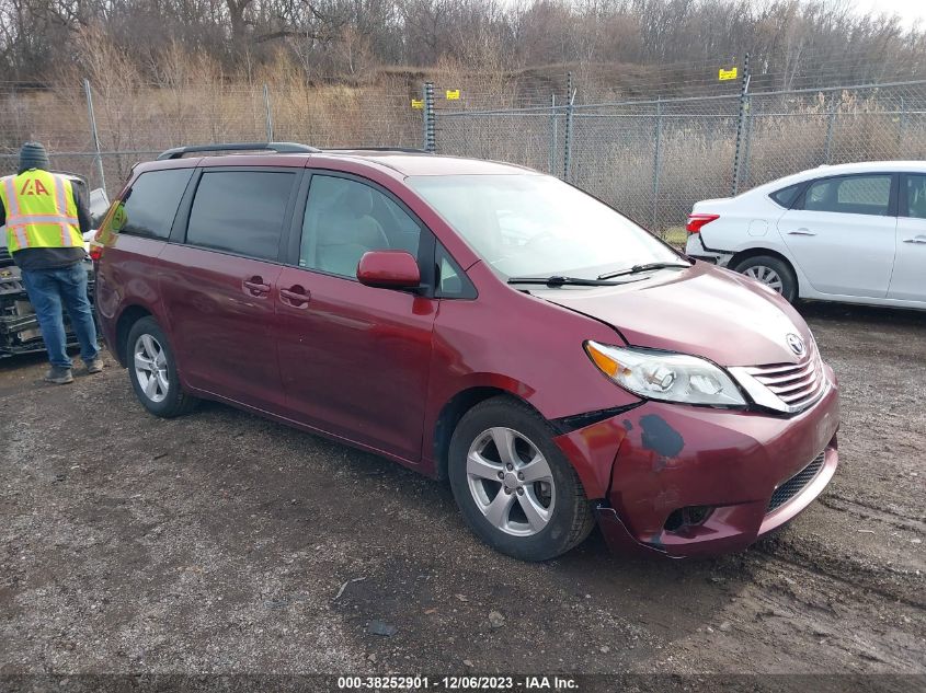 2015 TOYOTA SIENNA LE 8 PASSENGER - 5TDKK3DC2FS686900