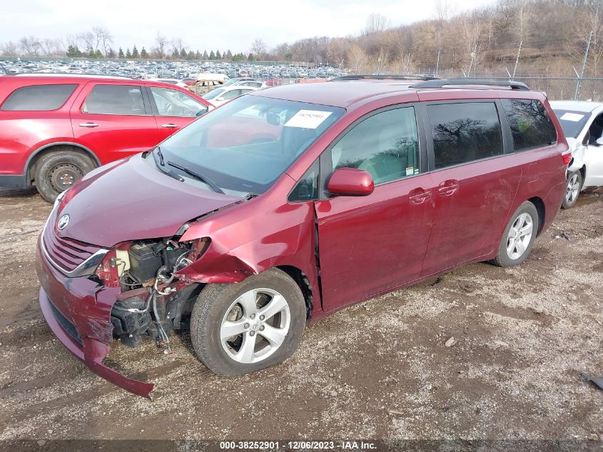 2015 TOYOTA SIENNA LE 8 PASSENGER - 5TDKK3DC2FS686900