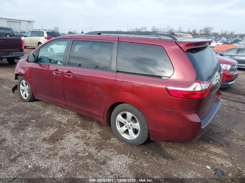 2015 TOYOTA SIENNA LE 8 PASSENGER - 5TDKK3DC2FS686900