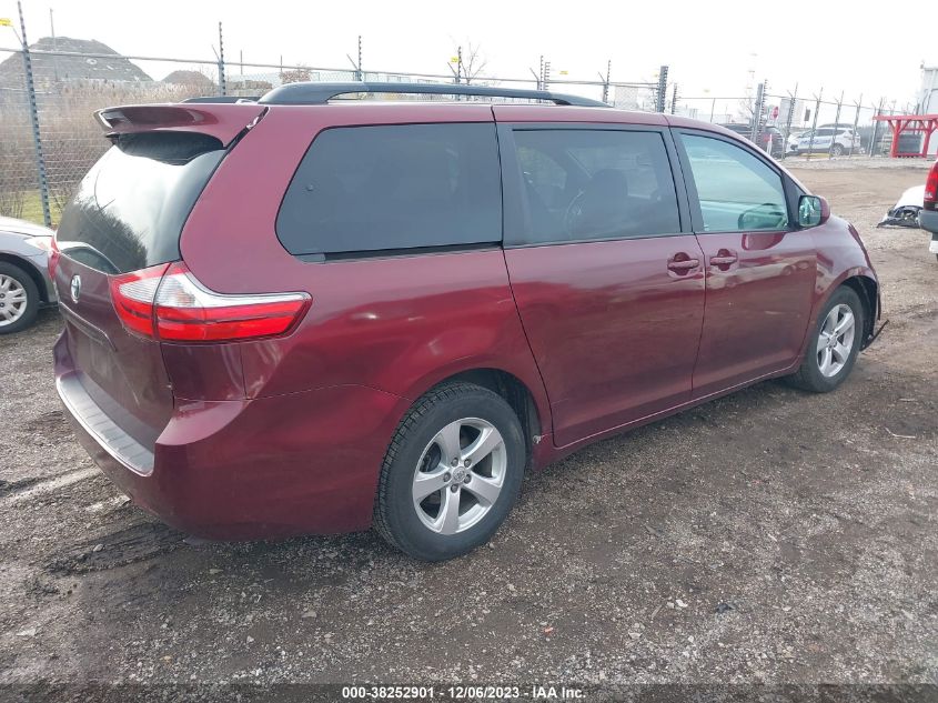 2015 TOYOTA SIENNA LE 8 PASSENGER - 5TDKK3DC2FS686900
