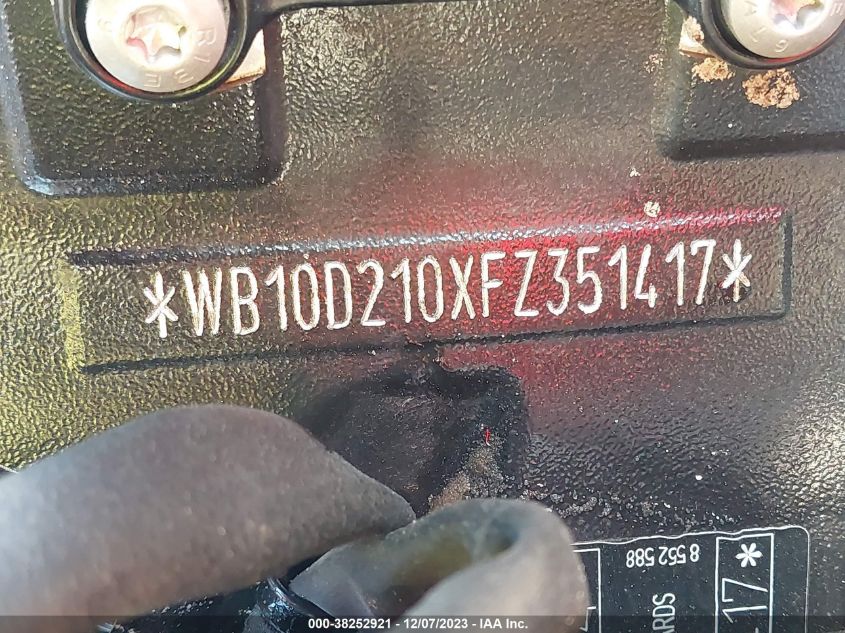 2015 BMW S 1000 RR - WB10D210XFZ351417