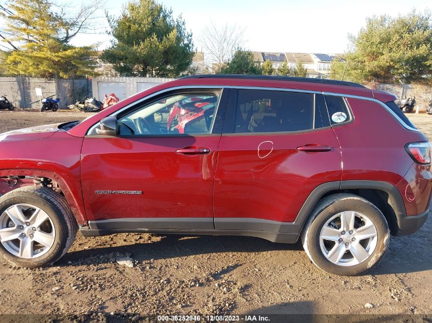 2022 JEEP COMPASS LATITUDE 4X4 - 3C4NJDBB4NT133699