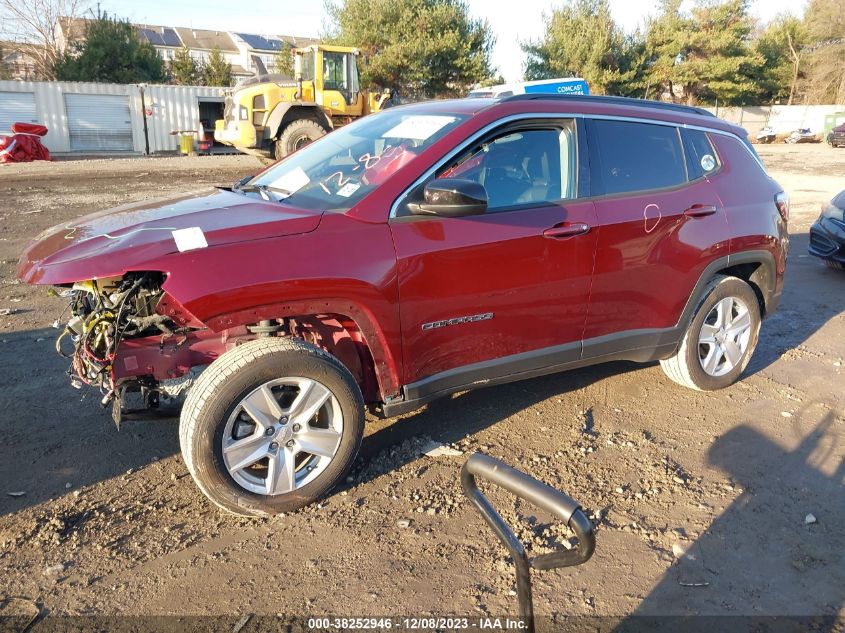 2022 JEEP COMPASS LATITUDE 4X4 - 3C4NJDBB4NT133699