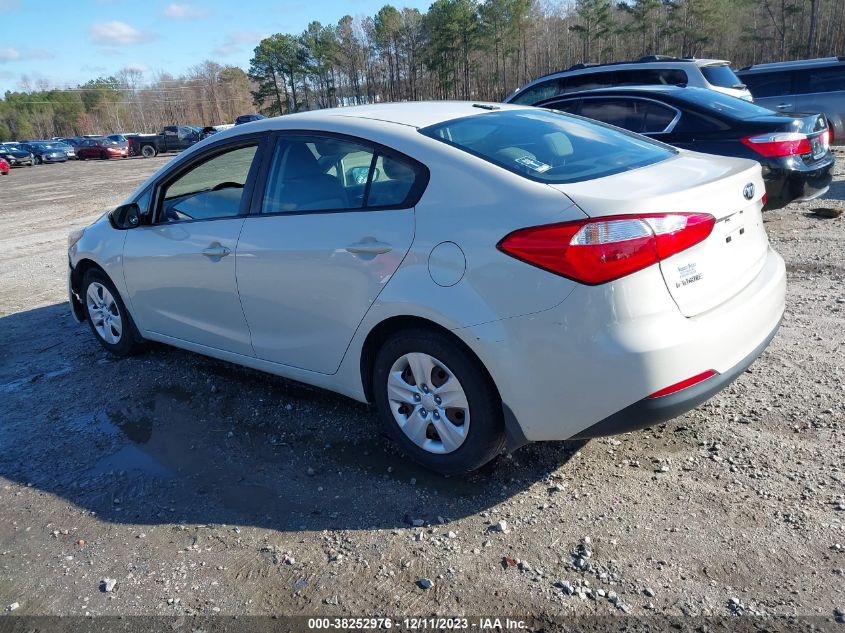 2015 KIA FORTE LX - KNAFK4A67F5395852