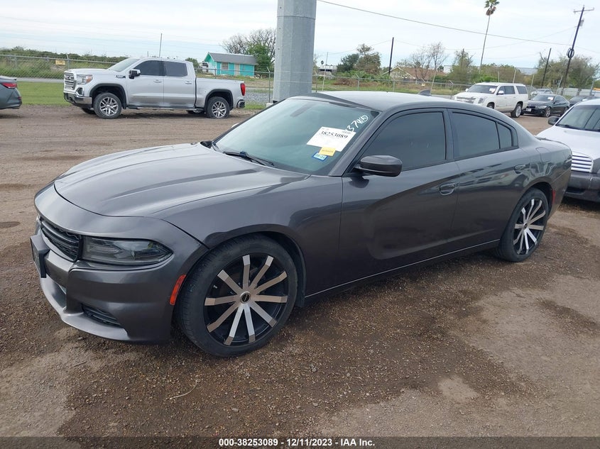VIN 2C3CDXHG2HH655137 2017 DODGE CHARGER SXT