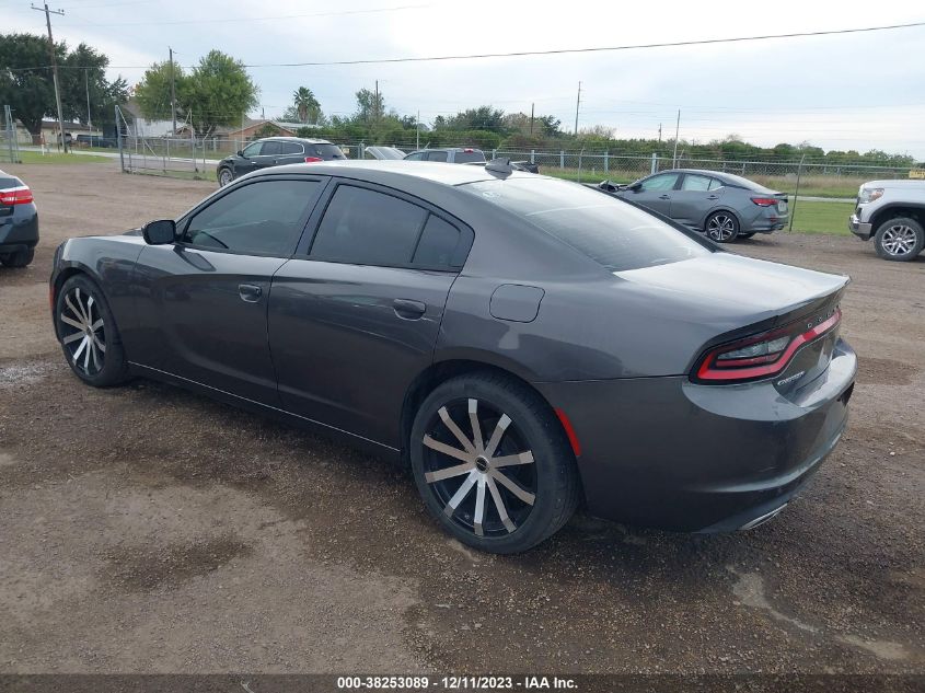 VIN 2C3CDXHG2HH655137 2017 DODGE CHARGER SXT