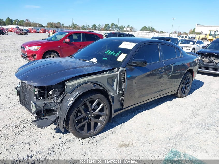 VIN 2C3CDXBG1NH208447 2022 DODGE CHARGER SXT