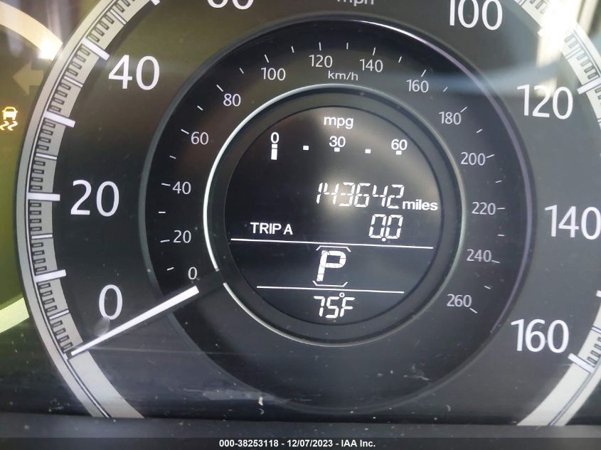 2015 HONDA ACCORD EXL - 1HGCR2F87FA143754