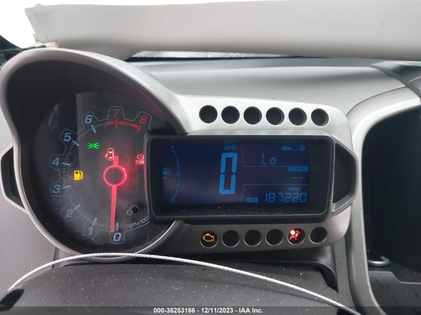 2013 CHEVROLET SONIC LT - 1G1JC6SH2D4237677