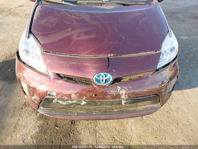 2013 TOYOTA PRIUS ONE/TWO/THREE/FOUR/FIVE - JTDKN3DU4D5614891