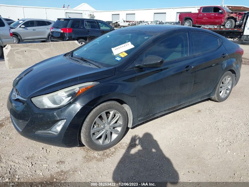 2015 HYUNDAI ELANTRA SE - 5NPDH4AEXFH560759