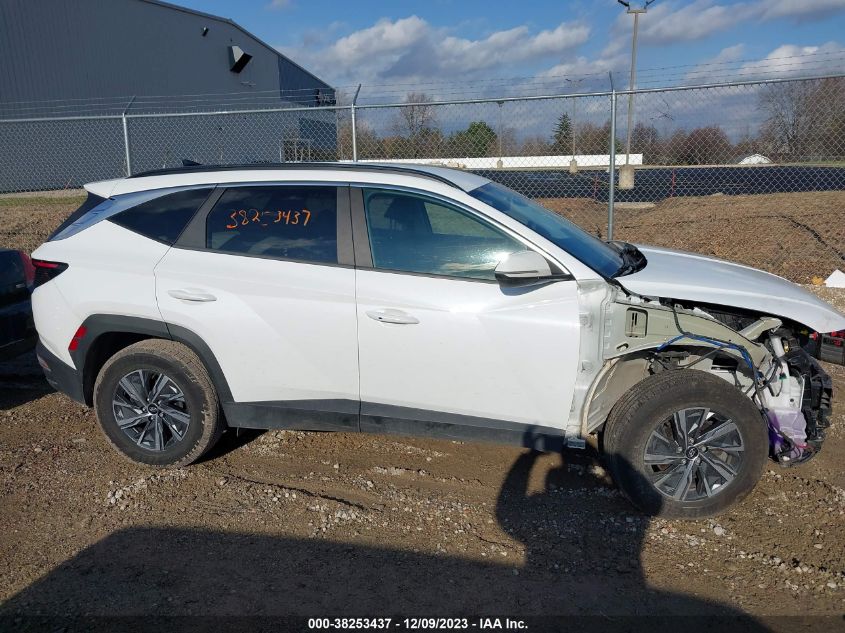 2022 HYUNDAI TUCSON HYBRID BLUE KM8JBCA1XNU024762
