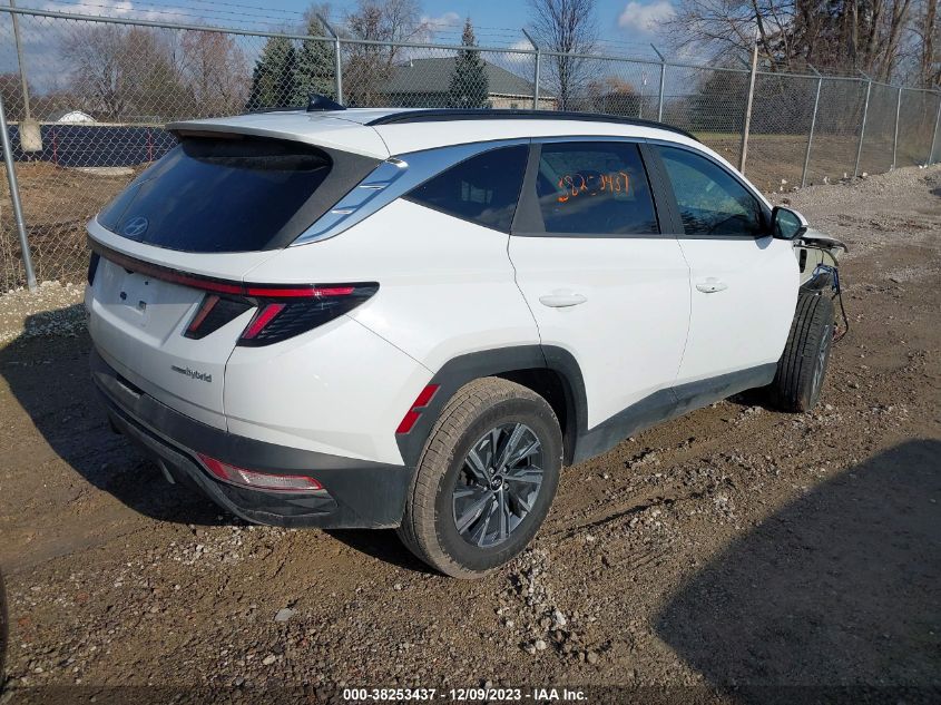 2022 HYUNDAI TUCSON HYBRID BLUE KM8JBCA1XNU024762