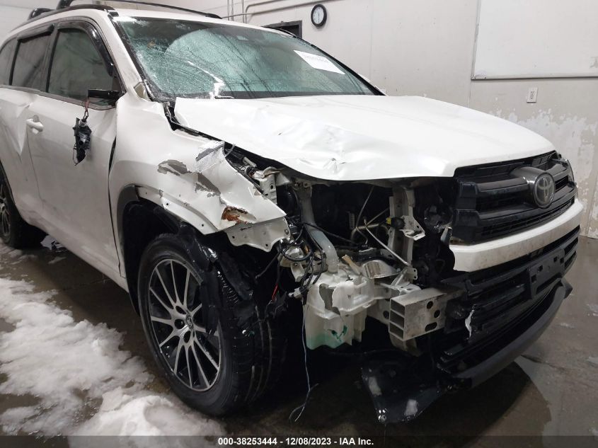2018 TOYOTA HIGHLANDER SE/XLE - 5TDJZRFH4JS903987