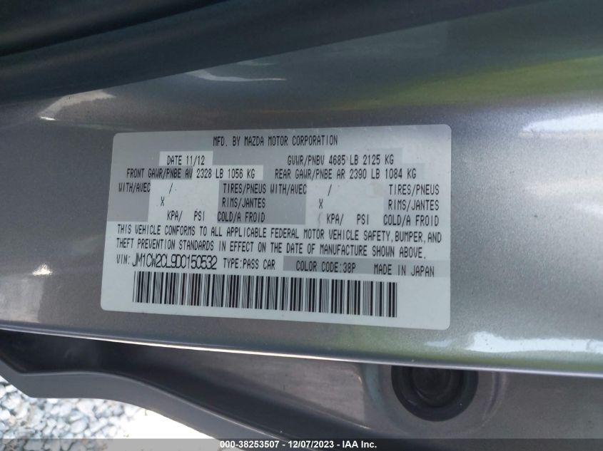 2013 MAZDA MAZDA5 TOURING - JM1CW2CL9D0150532