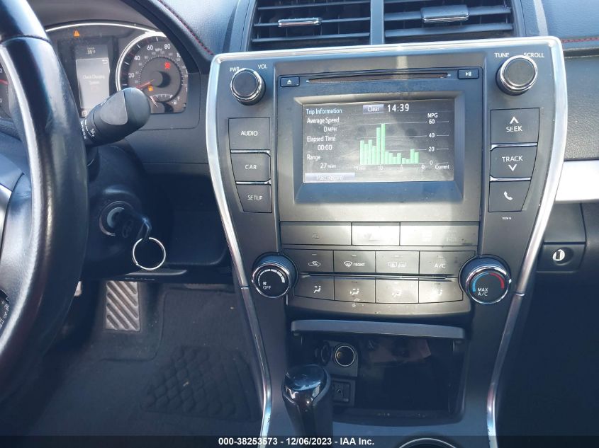 2017 TOYOTA CAMRY SE - 4T1BF1FK7HU321488