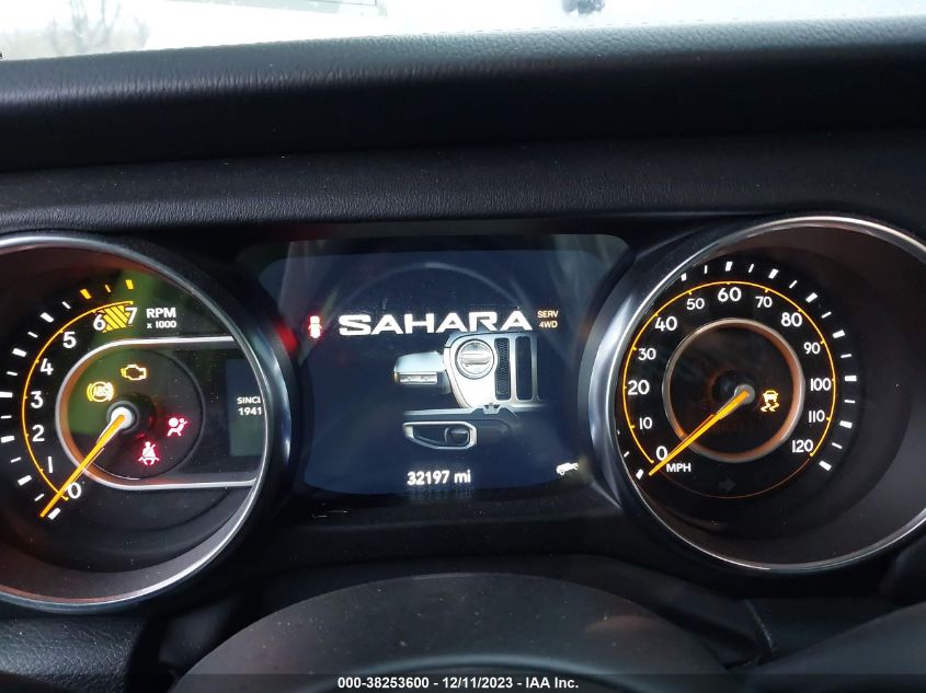 2022 JEEP WRANGLER UNLIMITED SAHARA - 1C4HJXENXNW171906