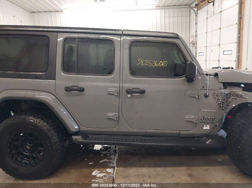2022 JEEP WRANGLER UNLIMITED SAHARA - 1C4HJXENXNW171906