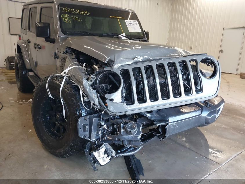 2022 JEEP WRANGLER UNLIMITED SAHARA - 1C4HJXENXNW171906