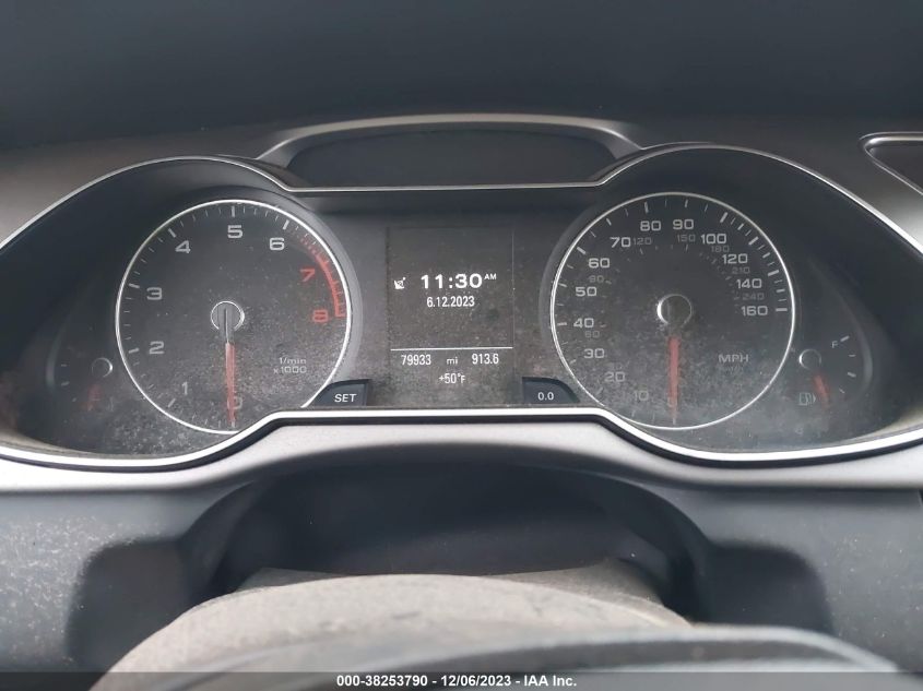 2013 AUDI A4 PREMIUM PLUS - WAUFFAFLXDN035781