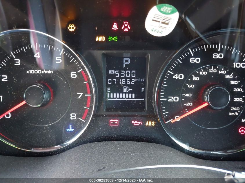 2014 SUBARU FORESTER 2.5I TOURING - JF2SJAMC8EH426464