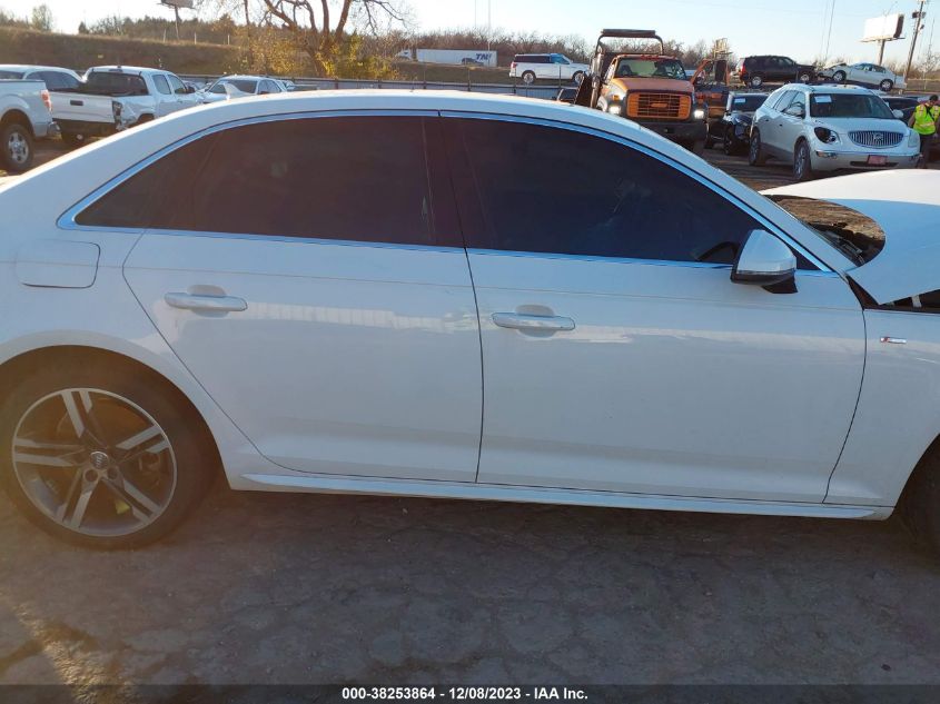 2017 AUDI A4 2.0T PREMIUM - WAULNAF47HN007666