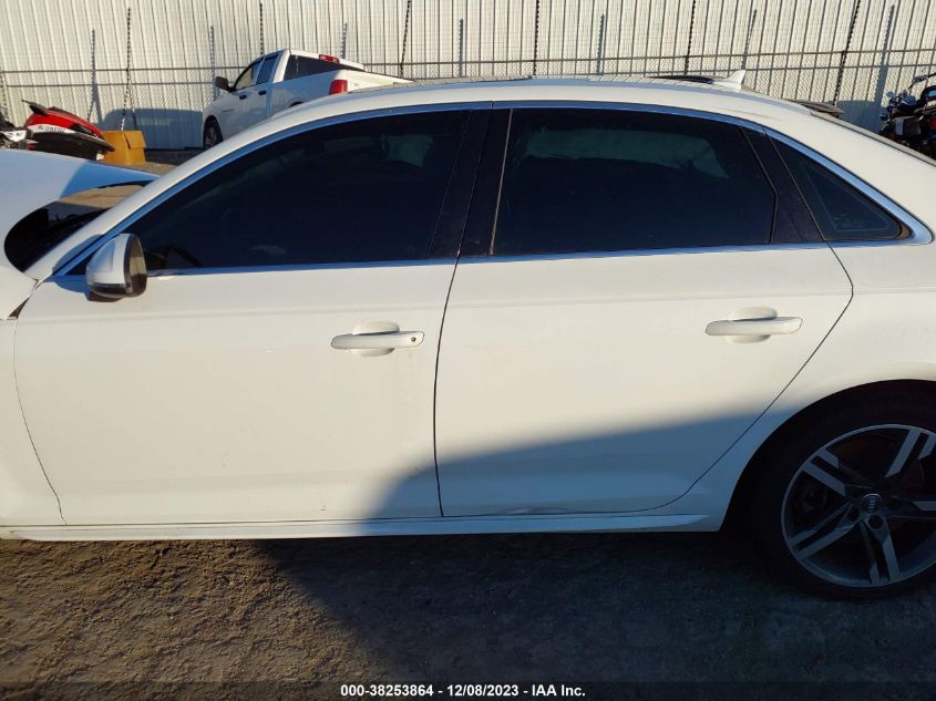 2017 AUDI A4 2.0T PREMIUM - WAULNAF47HN007666