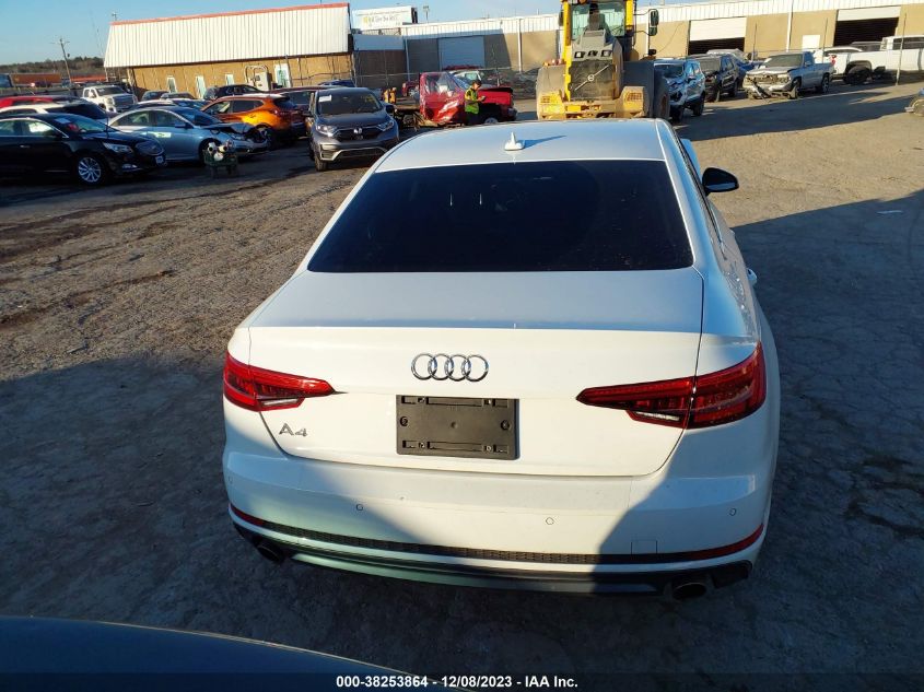 2017 AUDI A4 2.0T PREMIUM - WAULNAF47HN007666