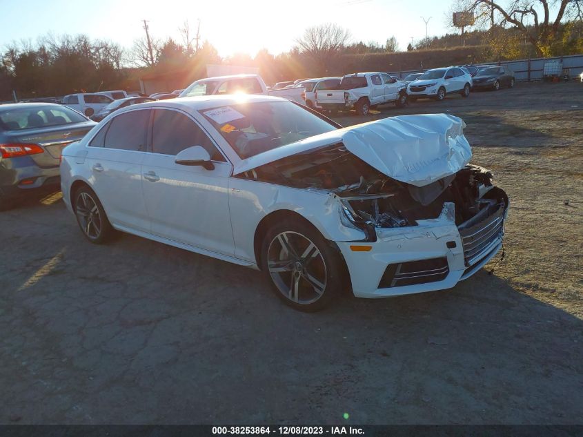 2017 AUDI A4 2.0T PREMIUM - WAULNAF47HN007666