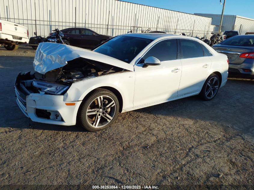 2017 AUDI A4 2.0T PREMIUM - WAULNAF47HN007666